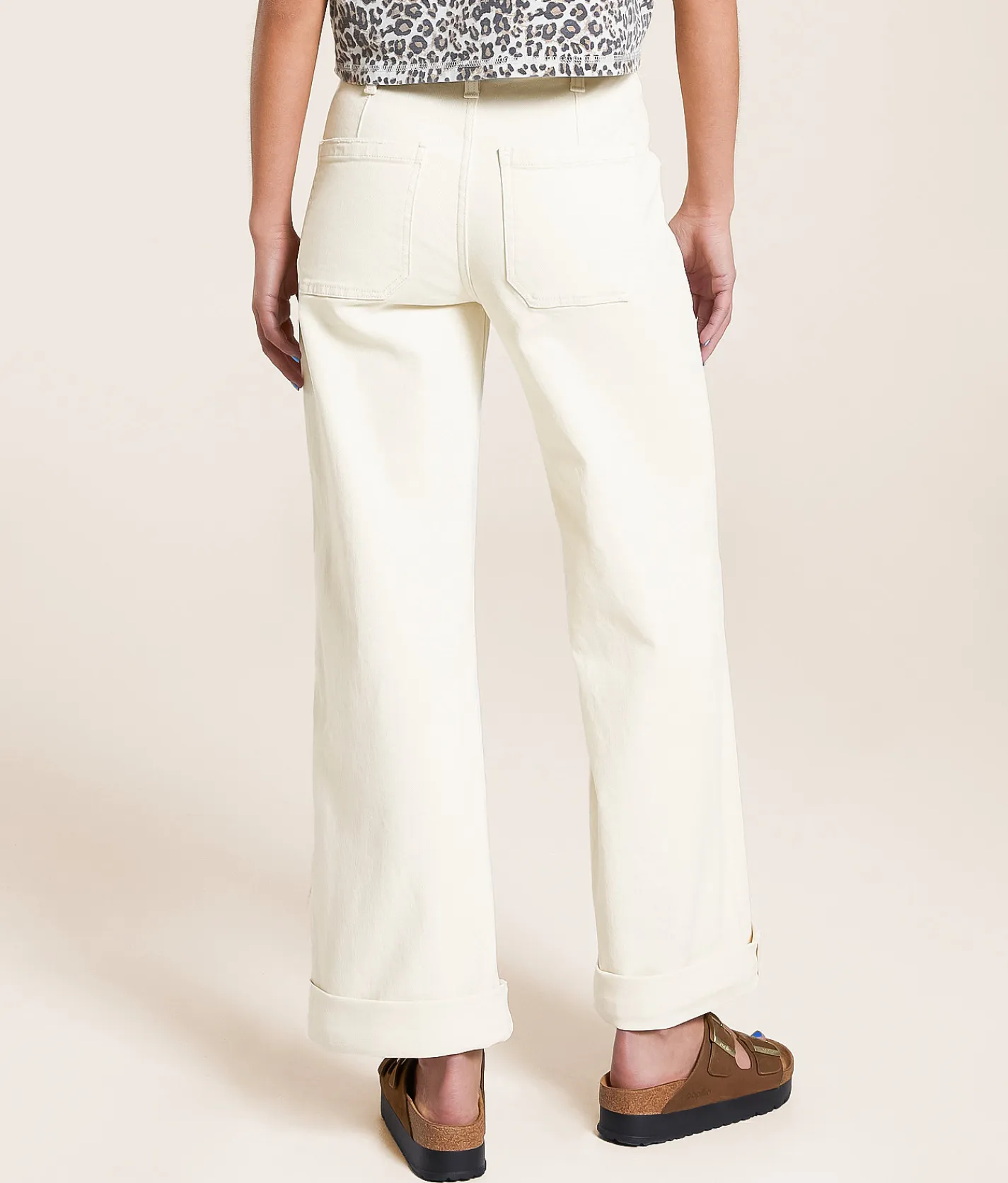 Jeans|Bottoms | VERVET by Flying Monkey Olivia Wide Leg Stretch Jean Splender