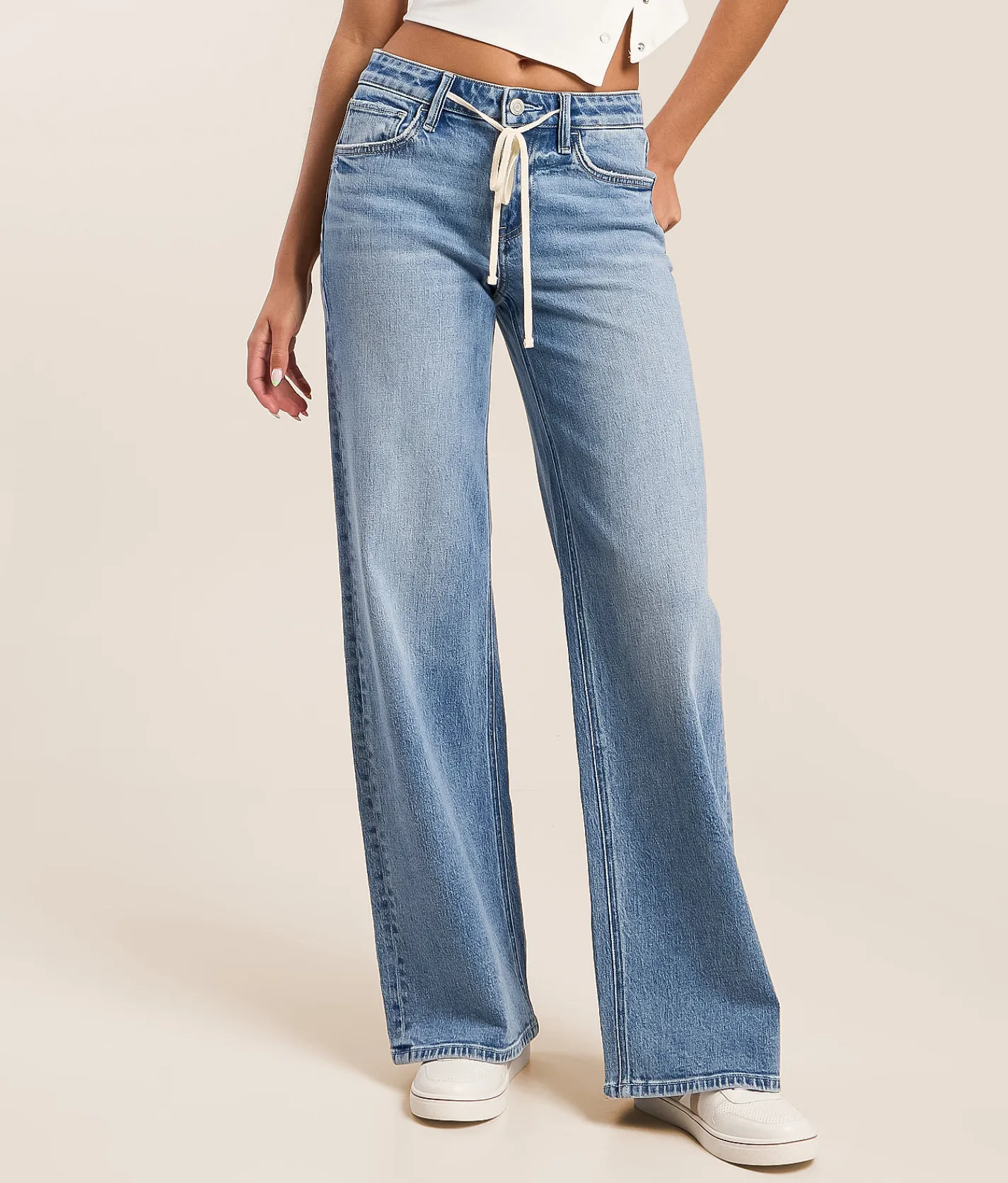 Bottoms | VERVET by Flying Monkey Olivia Wide Leg Stretch Jean Ardently