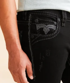 Rock Revival Omar Relaxed Taper Stretch Jean Omar EQ205 Outlet