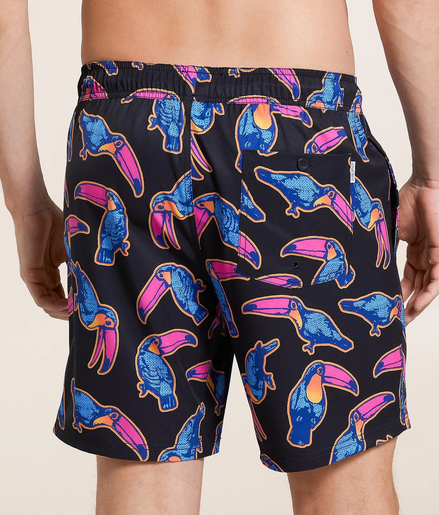 Departwest Omega Swim Trunks Black New