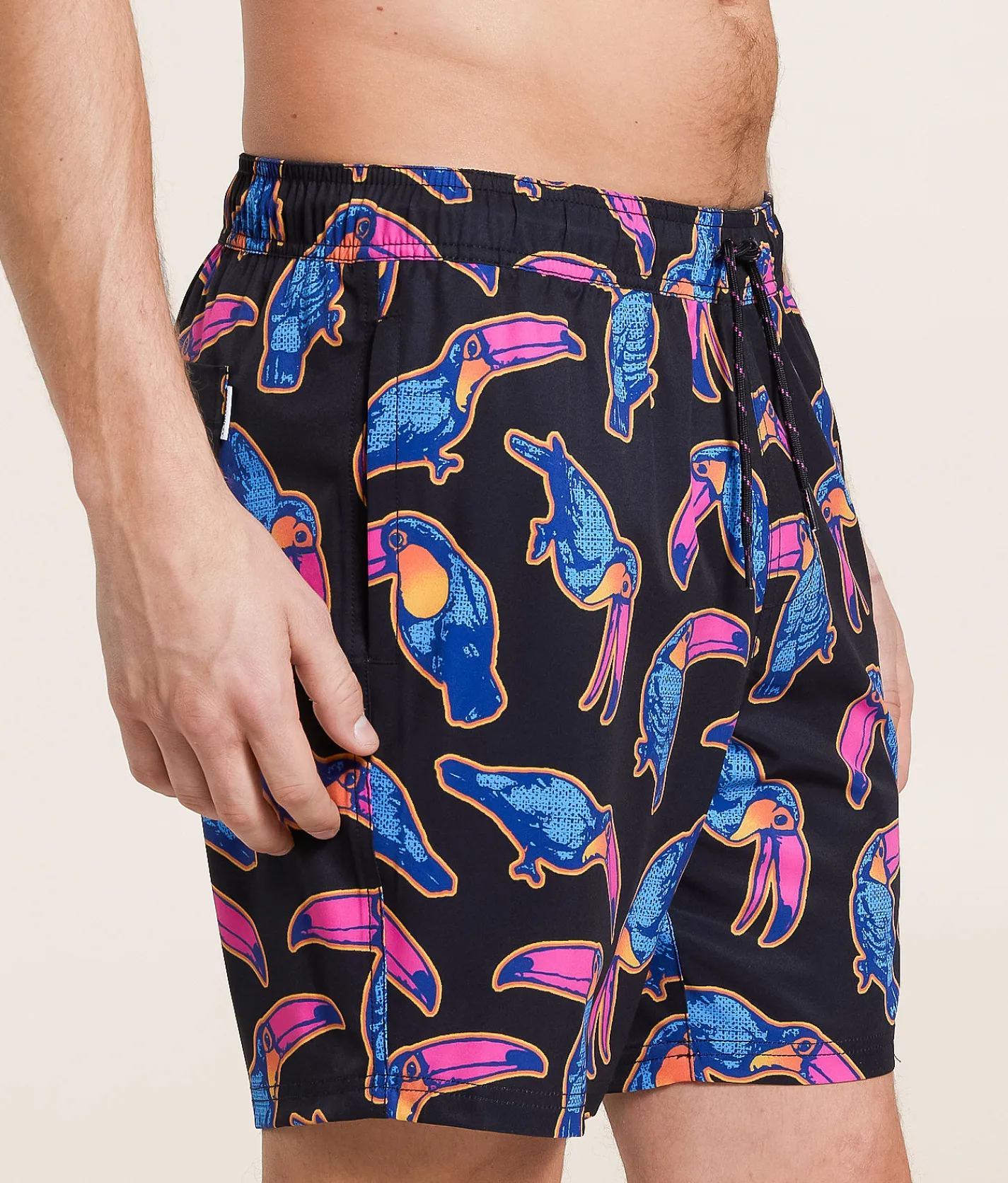 Departwest Omega Swim Trunks Black New