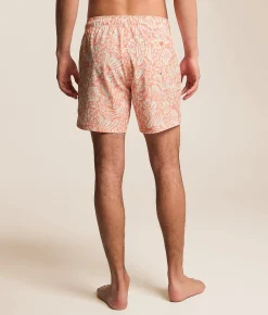 Departwest Omega Tropical Stretch Swim Trunks Light Coral Best