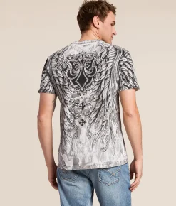 Tops|Graphic T-Shirts | Affliction Omen T-Shirt White