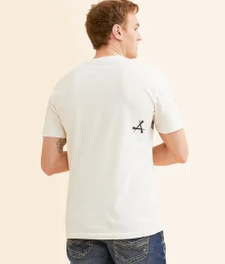 Affliction Ominous Shadow T-Shirt Dirty White Clearance