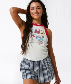 33 Coastal On The Coast Tank Top White