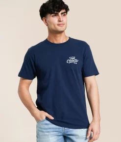 Tail Chasers Club On The Hunt T-Shirt True Navy New