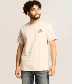 Tops|Graphic T-Shirts | Tail Chasers Club On The Hunt T-Shirt Moonbeam Pigment Dye