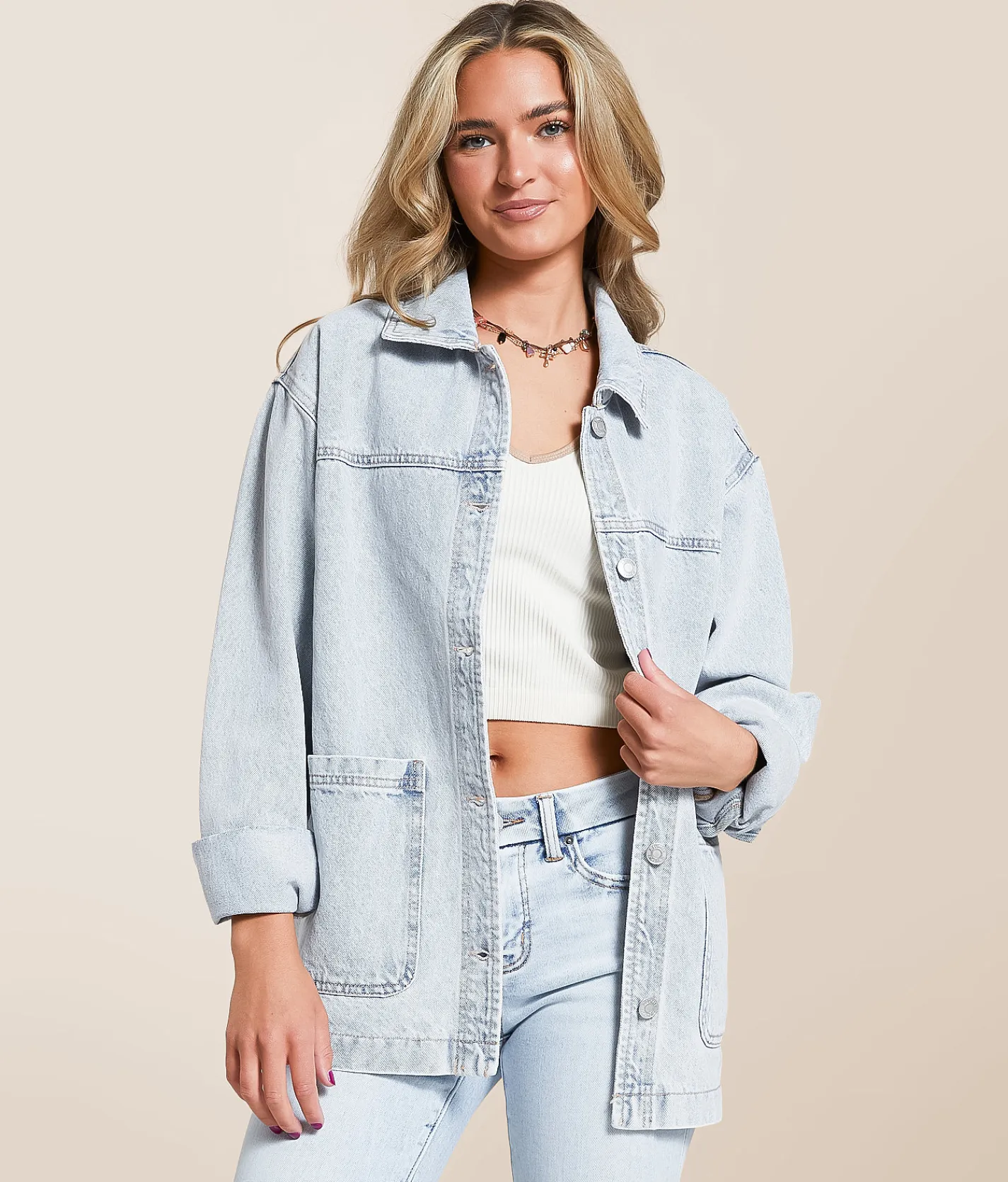 Tops|Coats & Jackets | Z Supply On The Road Denim Jacket Faded Indigo