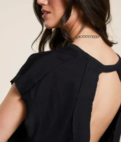 Tops | Hyfve Open Back Cropped Top Sage
