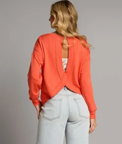 Tops | BKE Open Back Top Living Coral