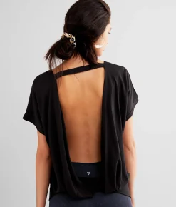 Mono B Open Back T-Shirt Black Sale