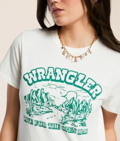 Tops | Wrangler® Open Road T-Shirt Marshmallow