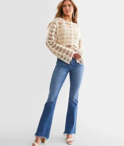 Tops | Willow & Root Open Stitch Top Henna