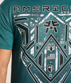 American Fighter Oradell T-Shirt Sea Pine June Bug Online