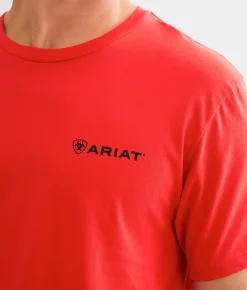 Ariat Original Hex Mountain T-Shirt Mars Red Best