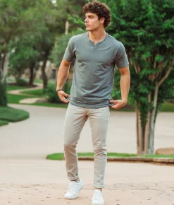 Outpost Makers Original Taper Stretch Pant Fog Grey New