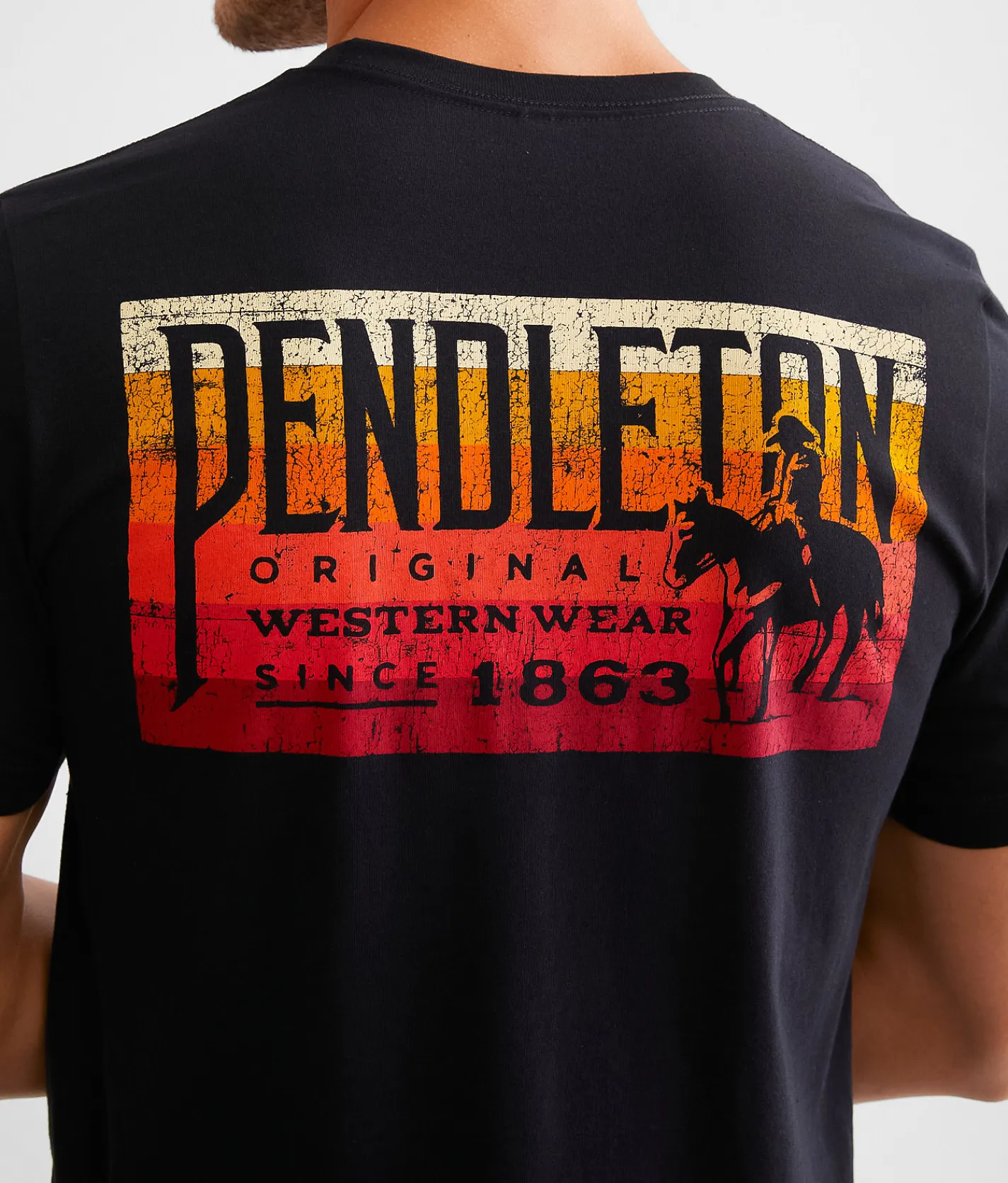 Pendleton Original Western T-Shirt Black Hot