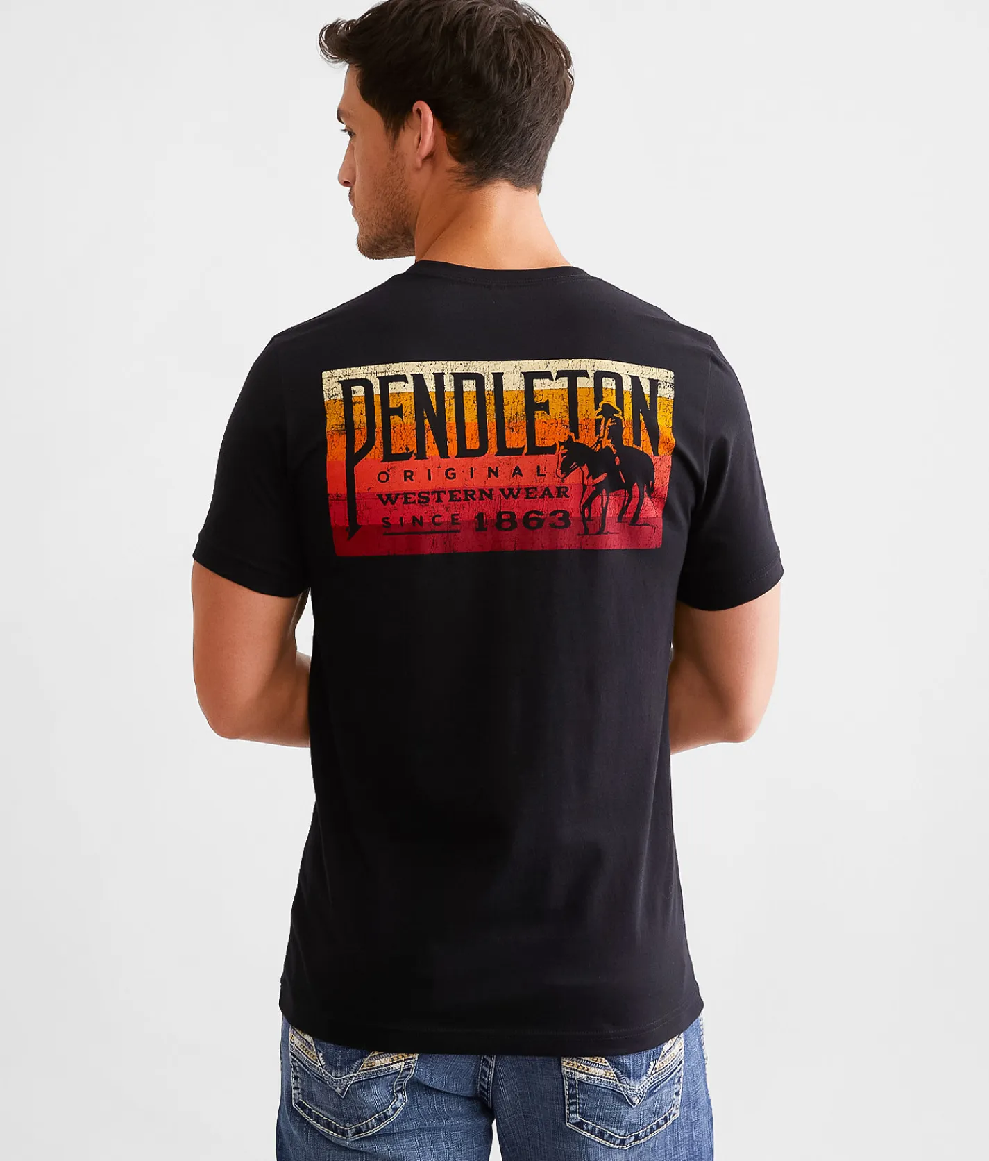 Pendleton Original Western T-Shirt Black Hot