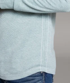 BKE Ottoman Henley Seafoam Green Best