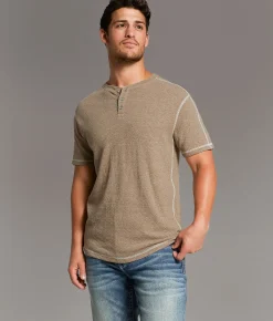 BKE Ottoman Henley Shitake Online