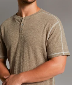BKE Ottoman Henley Shitake Online
