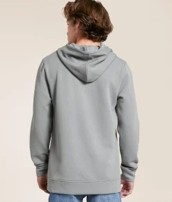 Tops | Departwest Ottoman Ribbed Hoodie Slate
