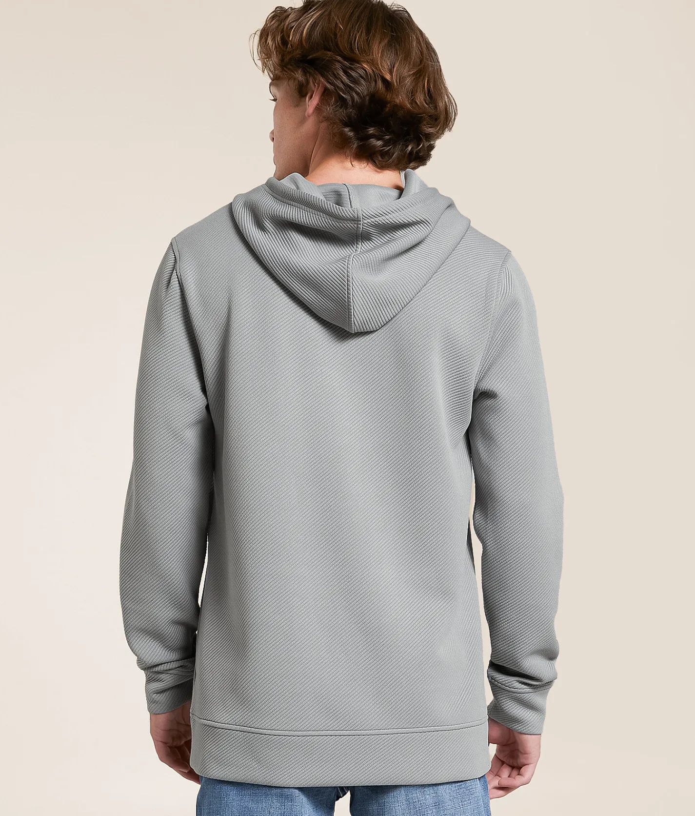 Tops | Departwest Ottoman Ribbed Hoodie Slate