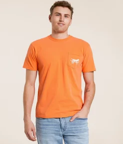 Tops|Graphic T-Shirts | Old Row Outdoors Bass Triangle T-Shirt Burnt Orange
