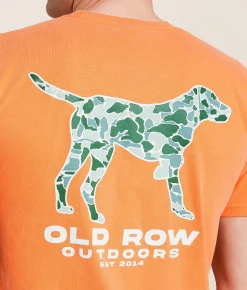 Tops|Graphic T-Shirts | Old Row Outdoors Bass Triangle T-Shirt Burnt Orange