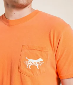 Tops|Graphic T-Shirts | Old Row Outdoors Bass Triangle T-Shirt Burnt Orange