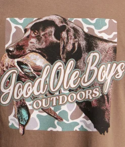 Tops|Graphic T-Shirts | Good Ole Boys Outdoors Lab Mallard T-Shirt Espresso