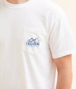 Graphic T-Shirts | Old Row Outdoors Snowcaps T-Shirt White