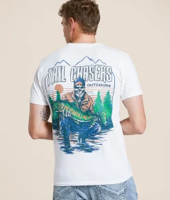 Tail Chasers Club Outdoors T-Shirt White Best