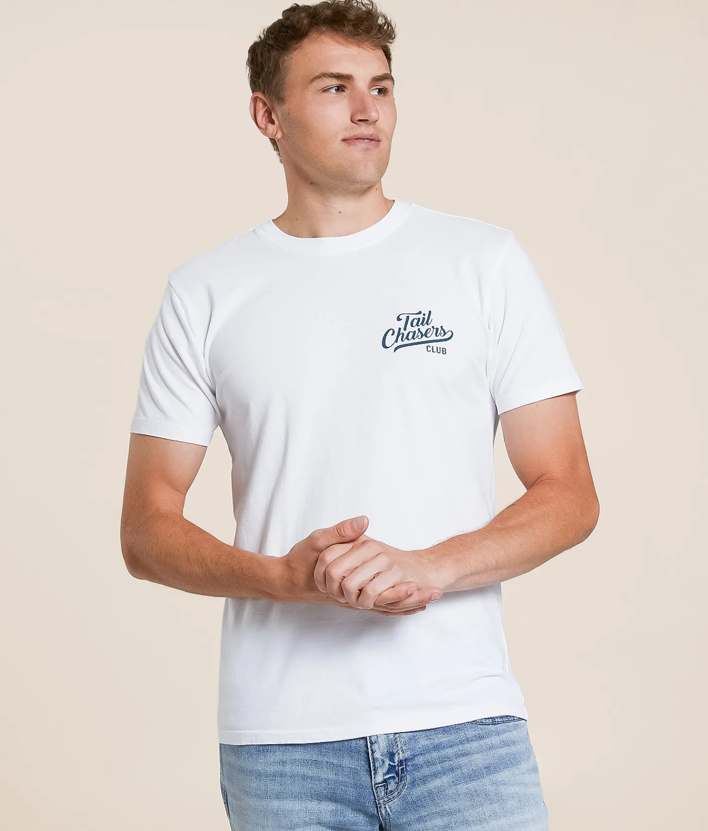 Tail Chasers Club Outdoors T-Shirt White Best