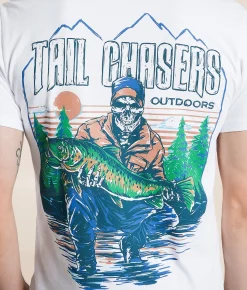 Tail Chasers Club Outdoors T-Shirt White Best