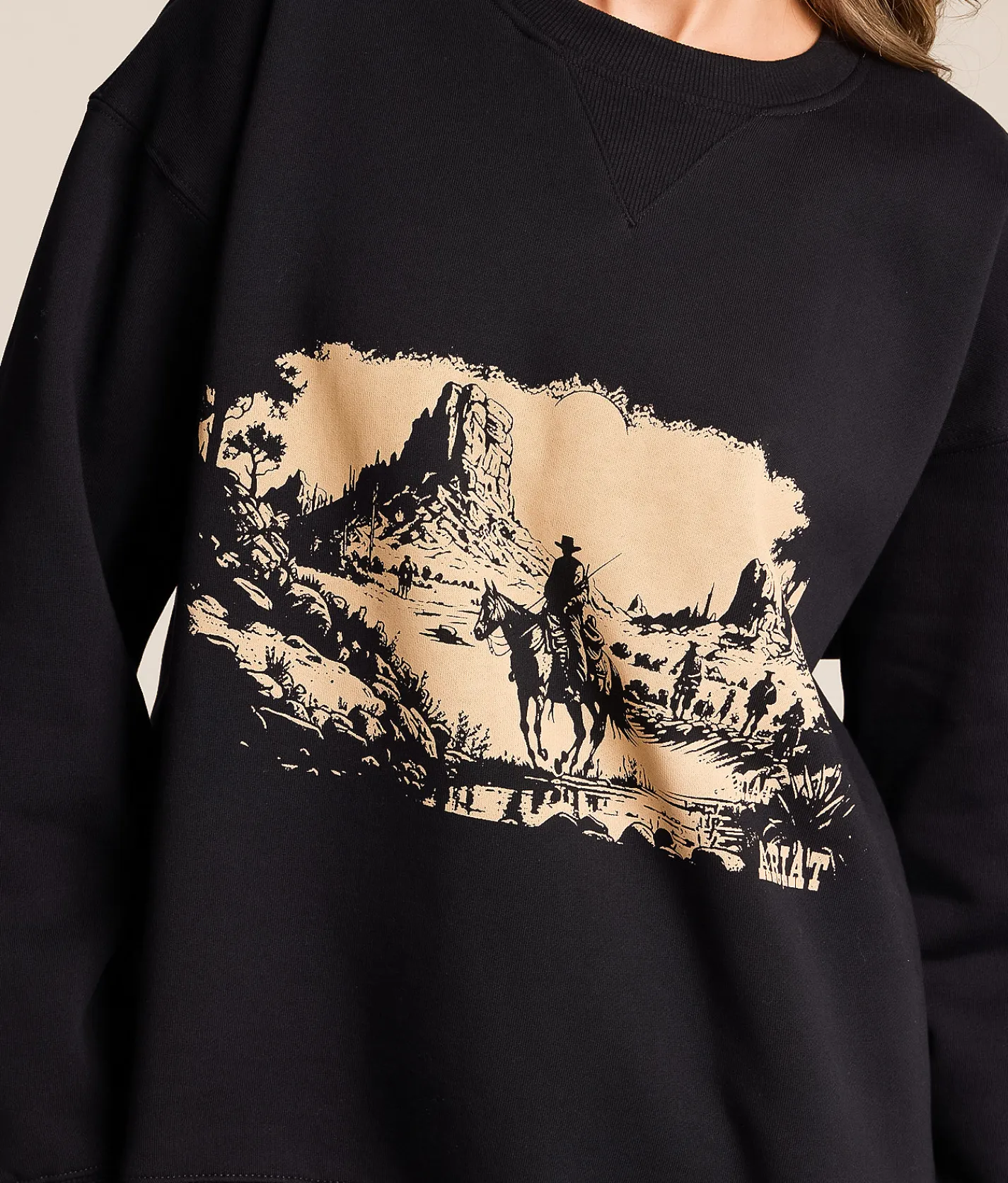 Tops | Ariat Outlaw Pullover Black