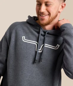 Kimes Ranch Outlier Hooded Sweatshirt Blue Heather Online