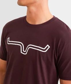 Kimes Ranch Outlier T-Shirt Oxblood Sale