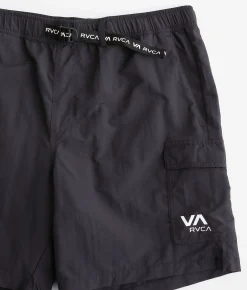 RVCA Outsider Packable Cargo Short Black Outlet