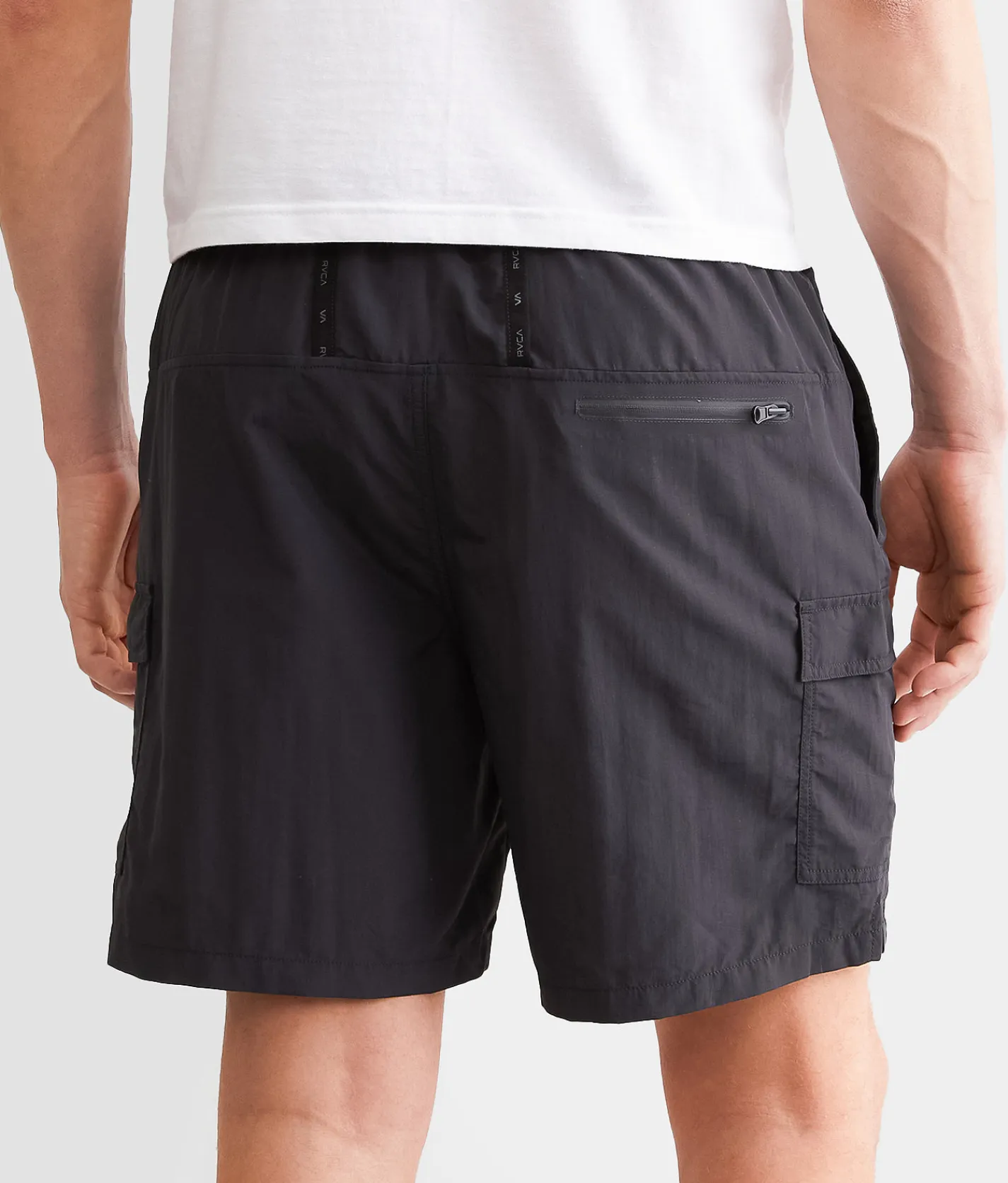 RVCA Outsider Packable Cargo Short Black Outlet