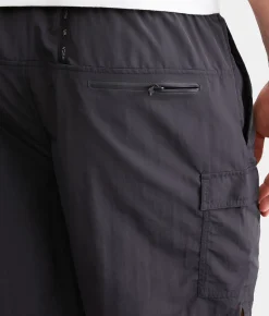 RVCA Outsider Packable Cargo Short Black Outlet