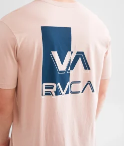Graphic T-Shirts | RVCA Out T-Shirt Pale Mauve