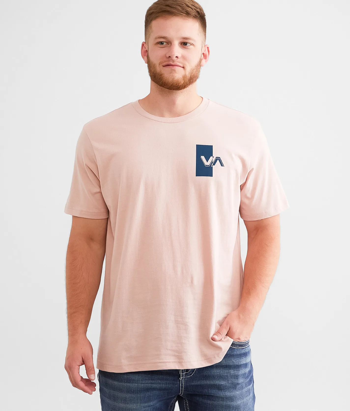 Graphic T-Shirts | RVCA Out T-Shirt Pale Mauve