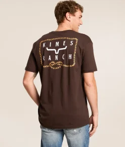 Tops|Graphic T-Shirts | Kimes Ranch Overhand T-Shirt Dark Chocolate