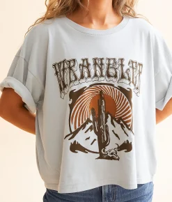 Wrangler® Oversized T-Shirt Pearl Blue Best