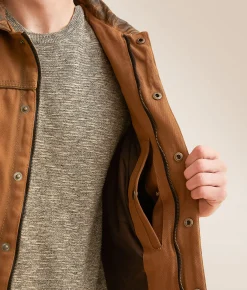 Tops|Coats & Jackets | STS Owen Canvas Vest Tobacco