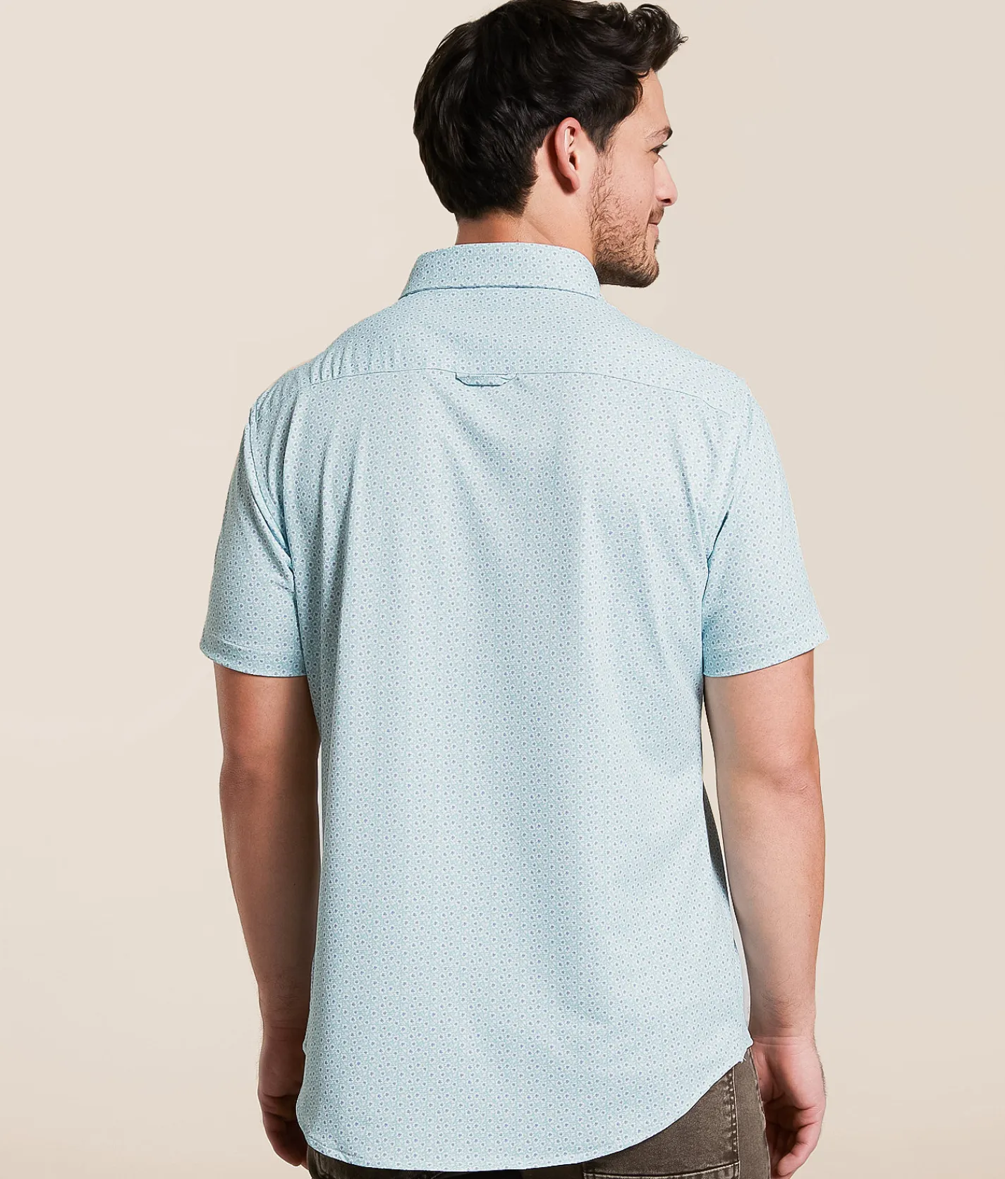 Tops | 7Diamonds Owen™ Textured Stretch Shirt Mint