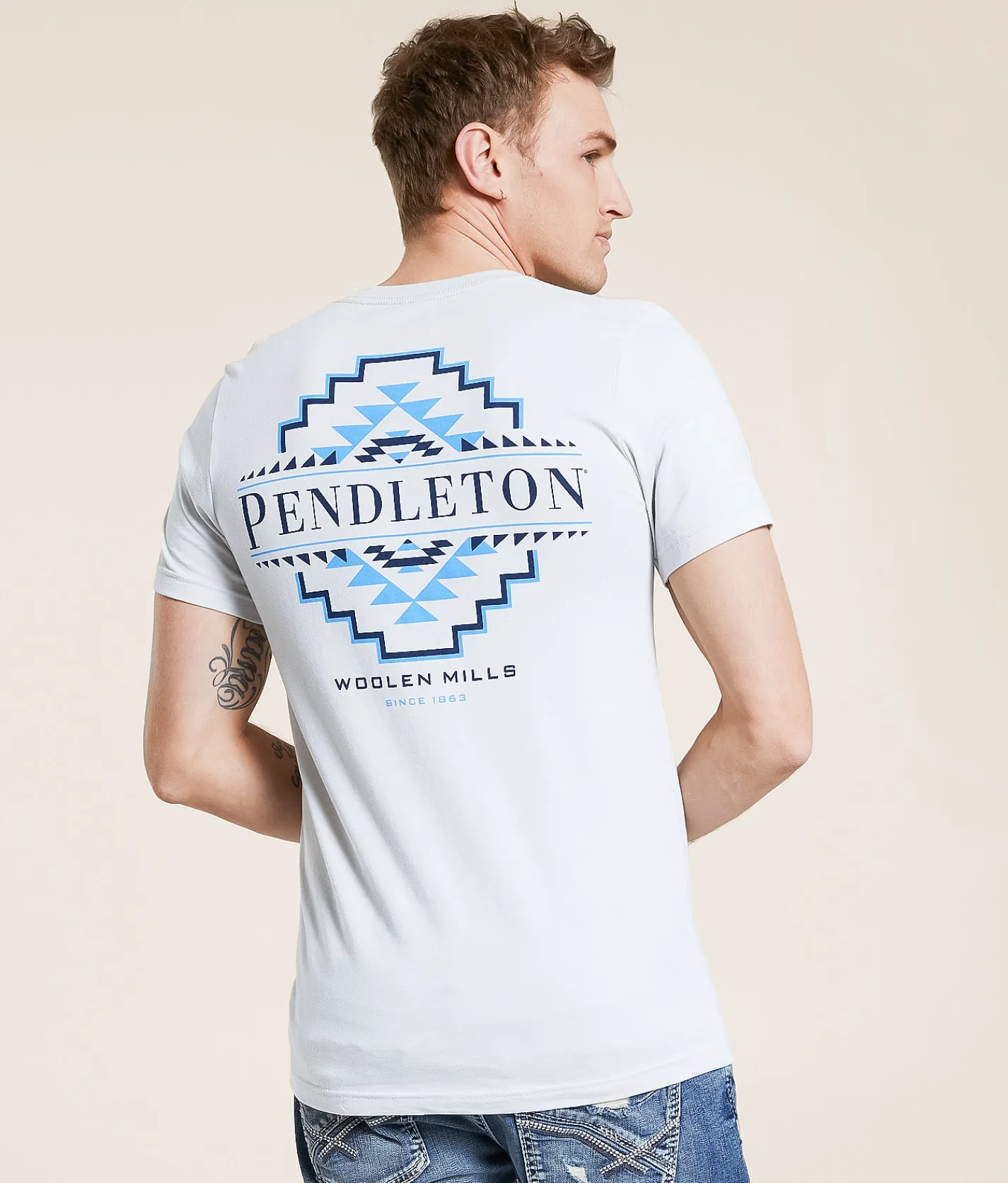 Graphic T-Shirts | Pendleton Oxbow T-Shirt Silver