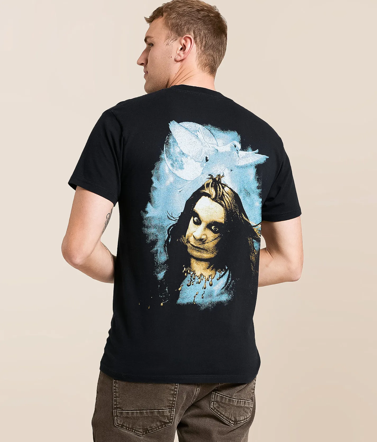 Tops|Graphic T-Shirts | Screen Stars Ozzy Dove Band T-Shirt Black