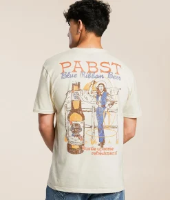 Ripple Junction® Pabst Blue Ribbon PBR T-Shirt Natural Online